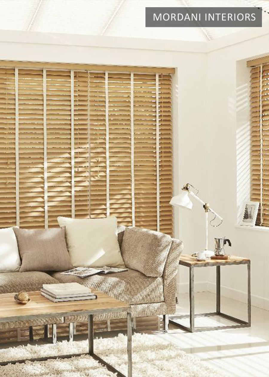 Honey Oak Wooden Venetian Blinds